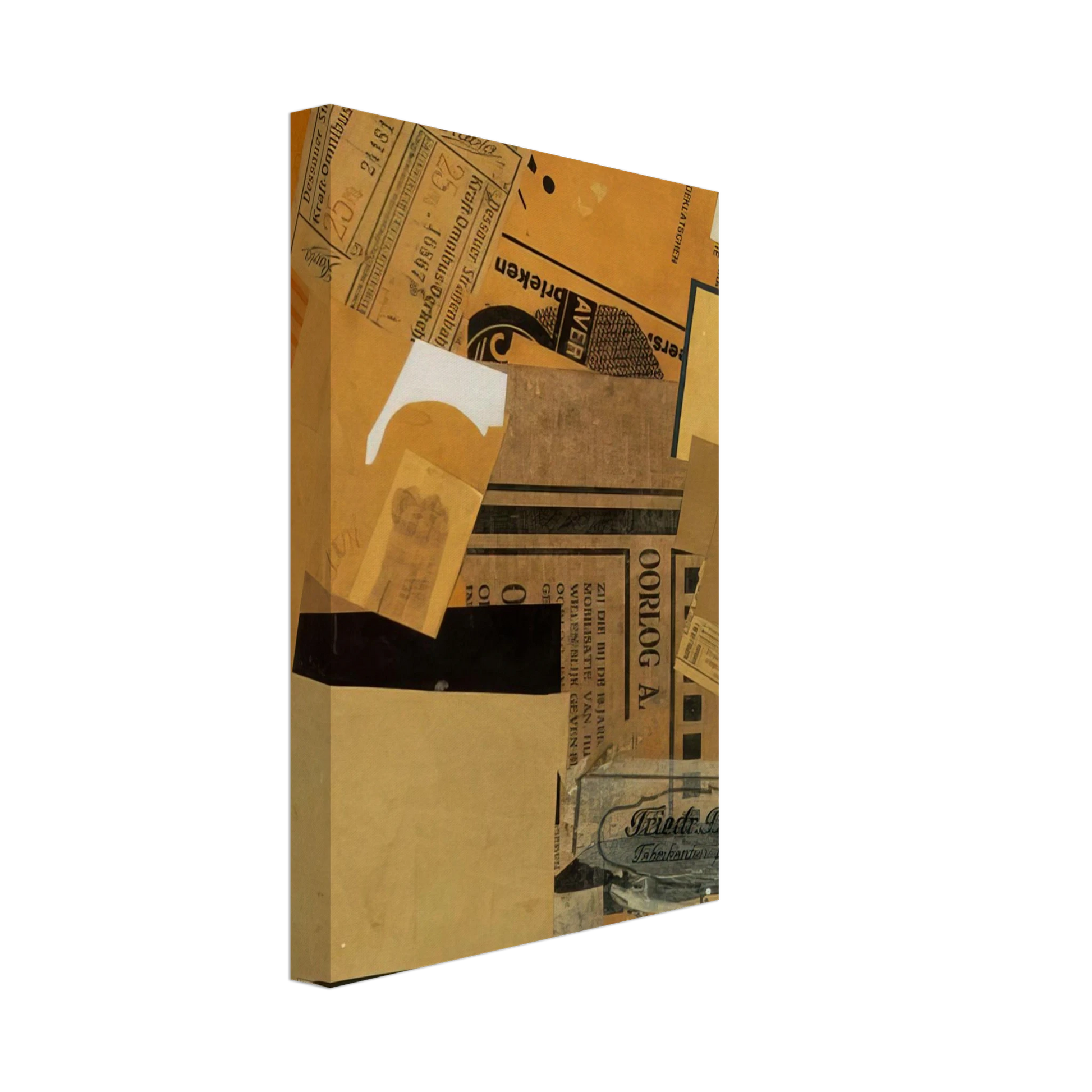 Kurt Schwitters - OORLOG 1930 Canvas - 40x60 cm / 16x24 inches-canvas