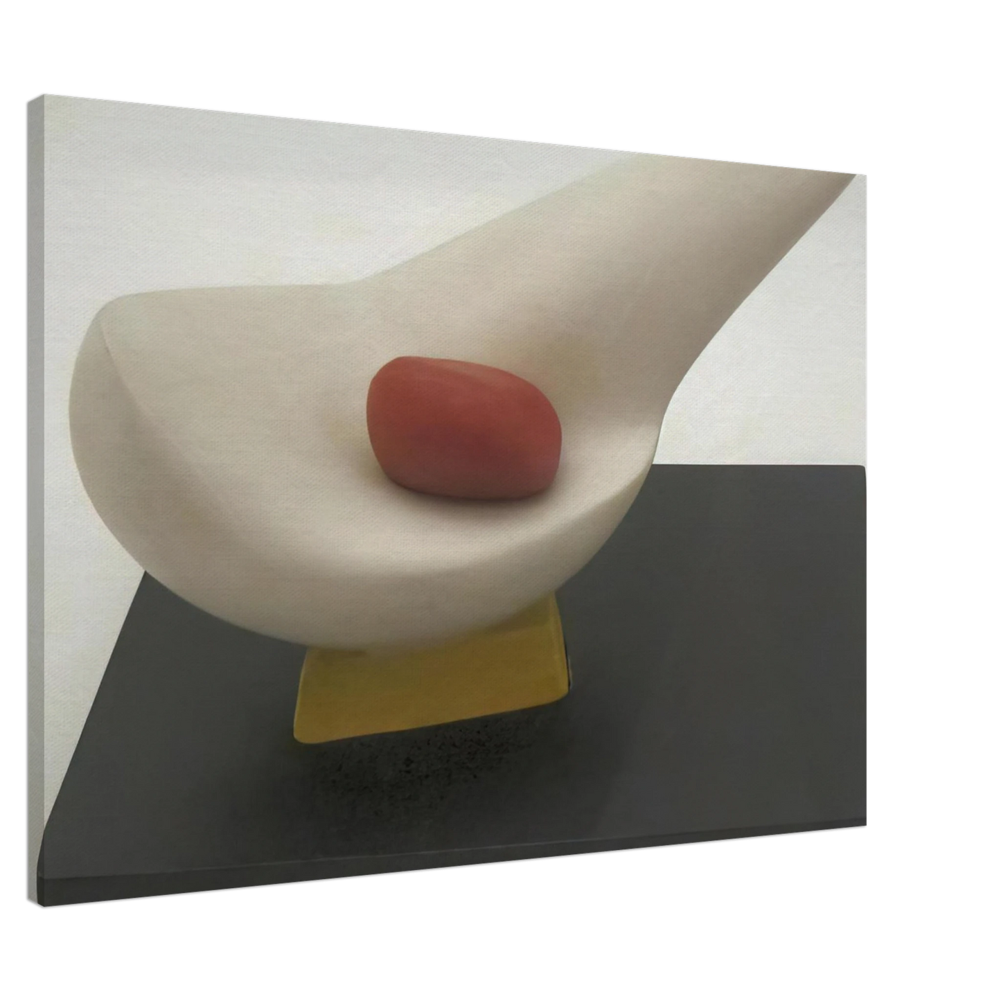 Kurt Schwitters - MOTHER AND EGG 1947 Canvas - 20x30 cm / 8x12 inches-canvas