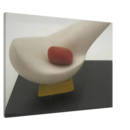 Kurt Schwitters - MOTHER AND EGG 1947 Canvas - 20x30 cm / 8x12 inches-canvas