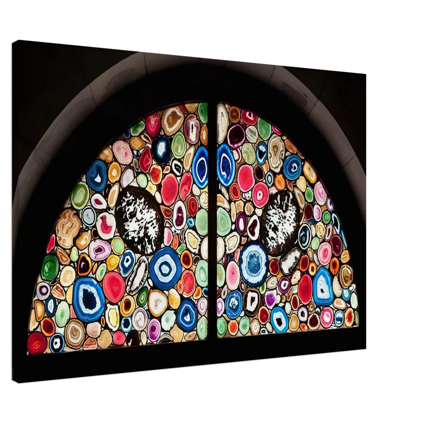 Sigmar Polke - AHATFENSTER 2009 3 Canvas - 20x30 cm / 8x12 inches-canvas