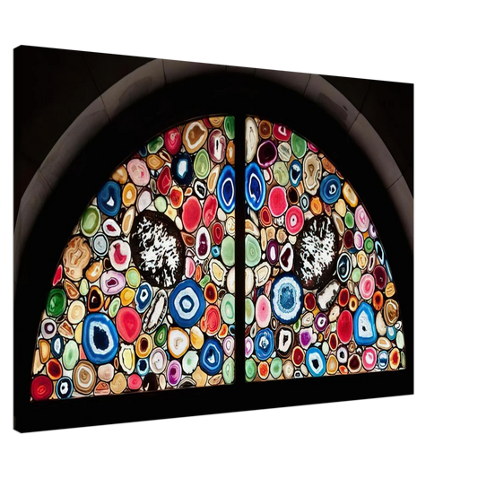 Sigmar Polke - AHATFENSTER 2009 3 Canvas - 20x30 cm / 8x12 inches-canvas