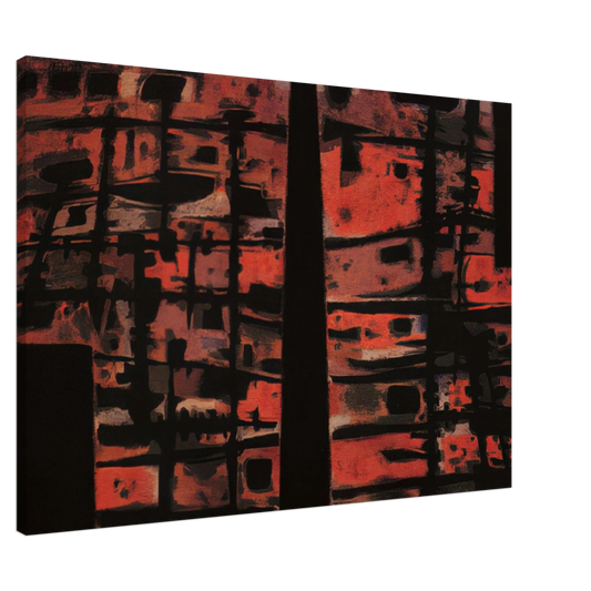 Alfred Manessier - La Sixieme Heure - 1958 Canvas - 20x30 cm / 8x12 inches-canvas