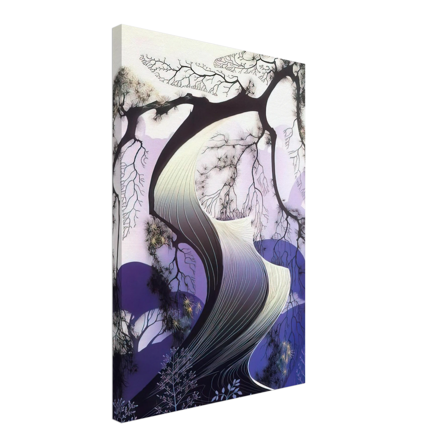 Eyvind Earle - Bonsai Canvas - 70x100 cm / 28x40 inches-canvas