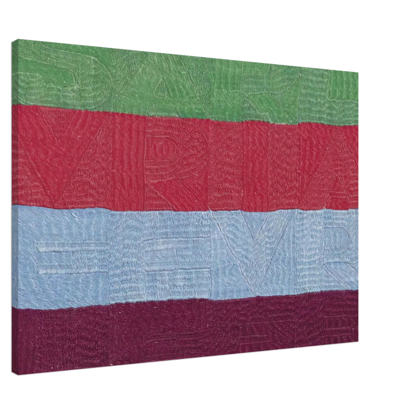 Alighiero Boetti - SVELARE E RIVELARE 1990 Canvas - 20x30 cm / 8x12 inches-canvas