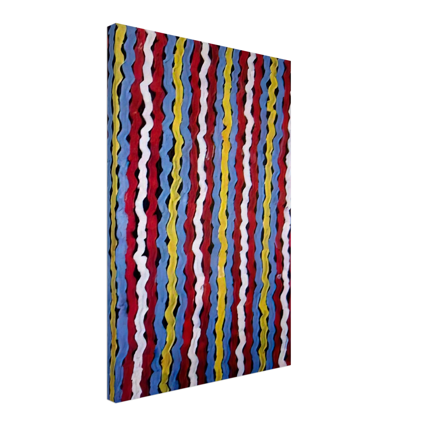 Clifford Possum Tjapaltjarri - Spear Dreaming - Native Art Canvas - 70x100 cm / 28x40 inches-canvas