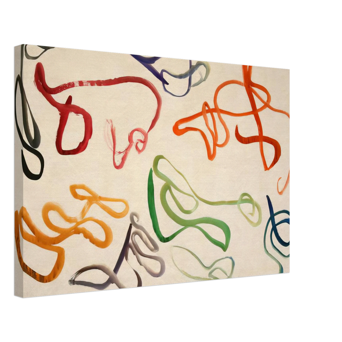 William Saroyan - # 9 - 1963 Canvas - 70x100 cm / 28x40 inches-canvas