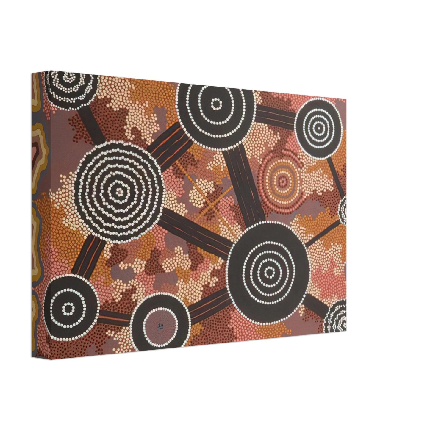 Clifford Possum Tjapaltjarri - Untitled - 1996 Canvas - 40x60 cm / 16x24 inches-canvas