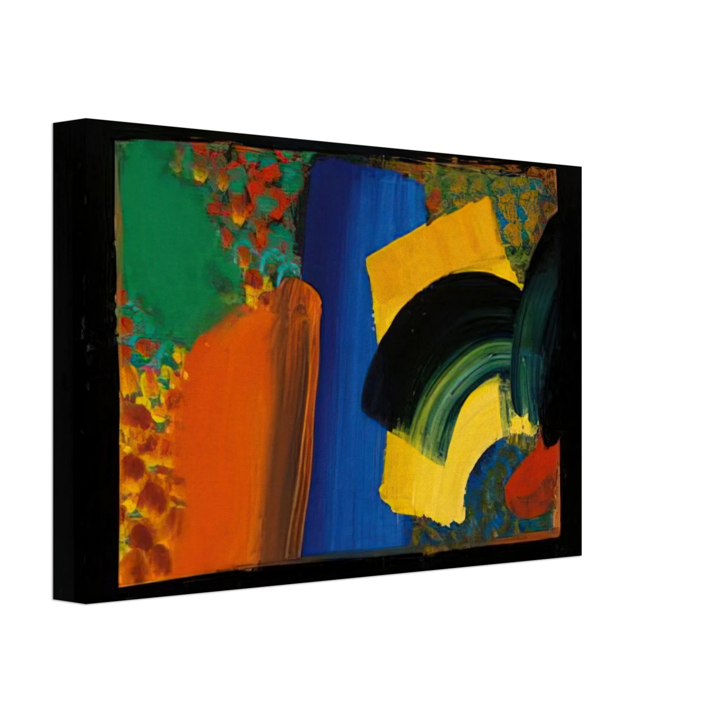 Howard Hodgkin - Patrick Caulfield in Italy - 1992 Canvas - 40x60 cm / 16x24 inches-canvas