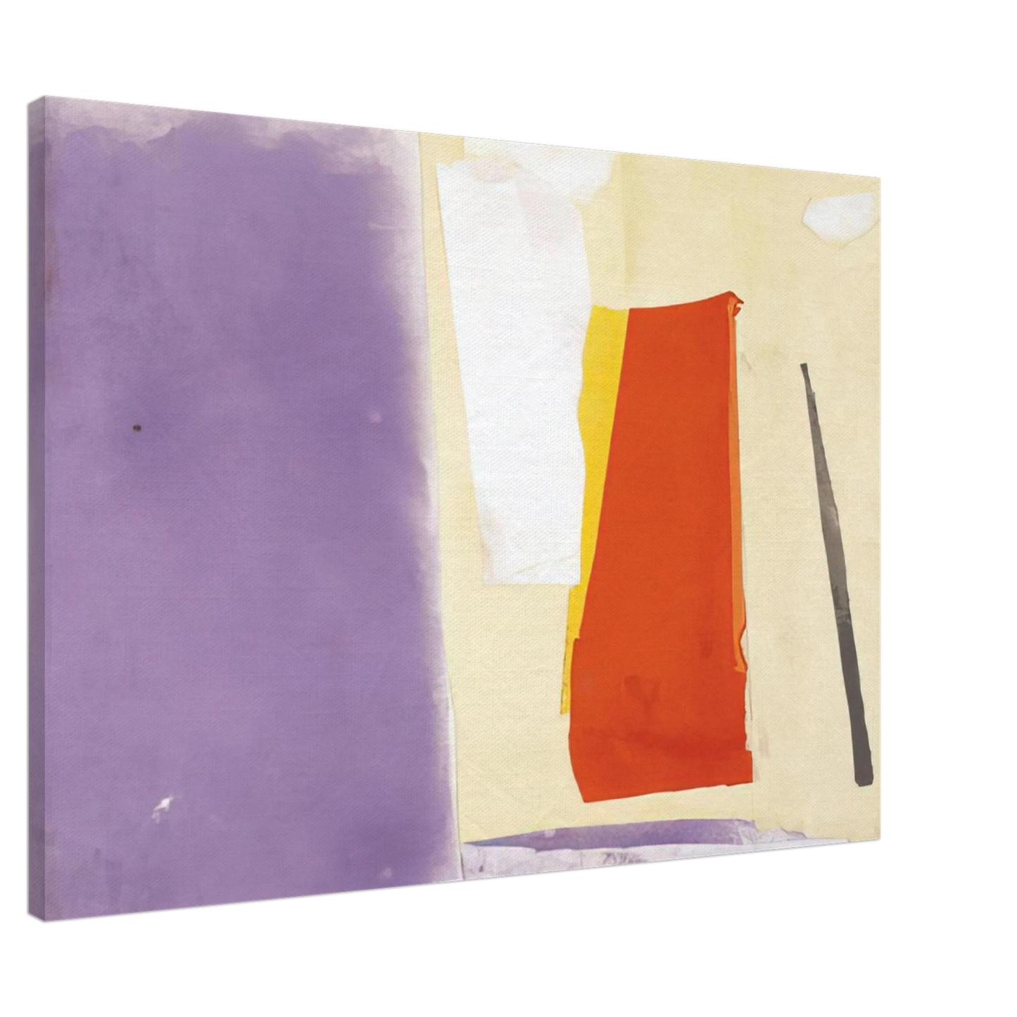 Esteban Vicente - UNTITLED 1985 1 Canvas - 20x30 cm / 8x12 inches-canvas