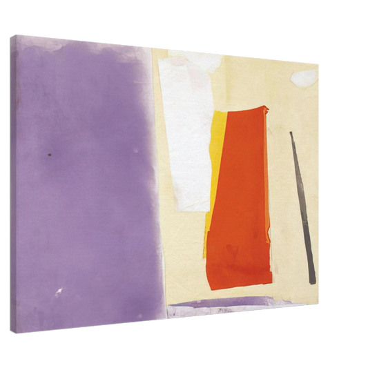 Esteban Vicente - UNTITLED 1985 1 Canvas - 20x30 cm / 8x12 inches-canvas