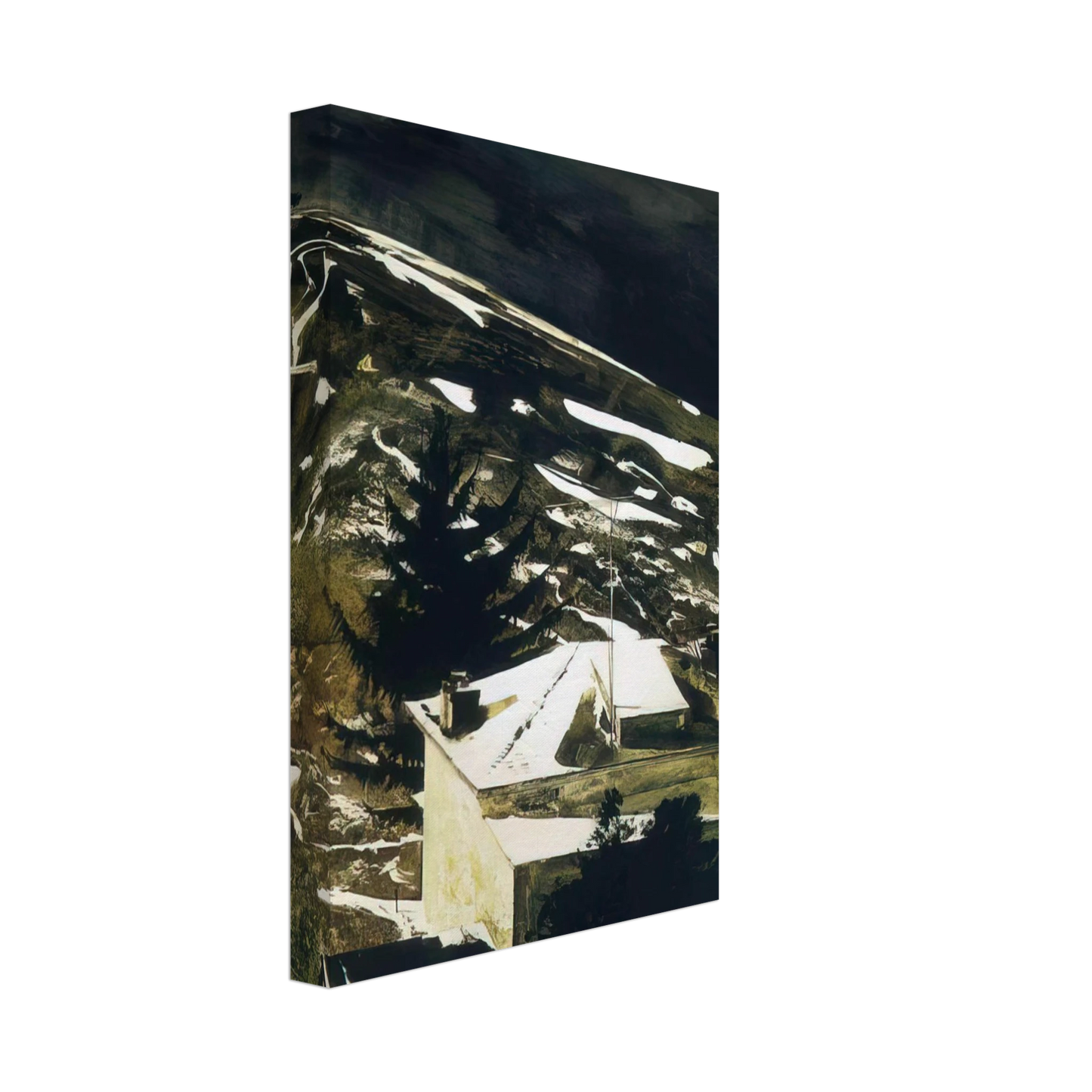 Andrew Wyeth - WOLF MOON 1975 Canvas - 40x60 cm / 16x24 inches-canvas