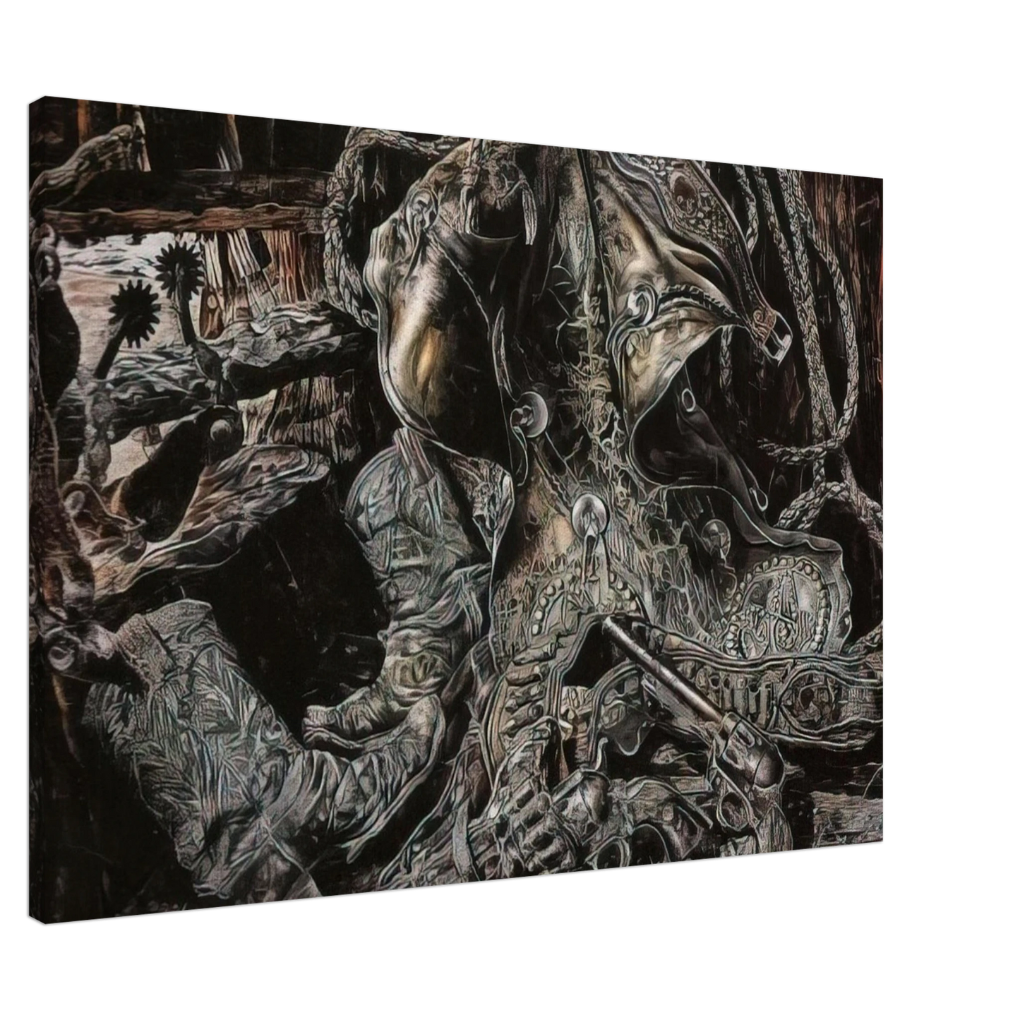 Ivan Albright - NONAME 8 Canvas - 20x30 cm / 8x12 inches-canvas