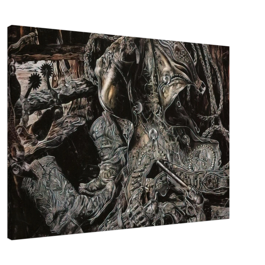 Ivan Albright - NONAME 8 Canvas - 20x30 cm / 8x12 inches-canvas