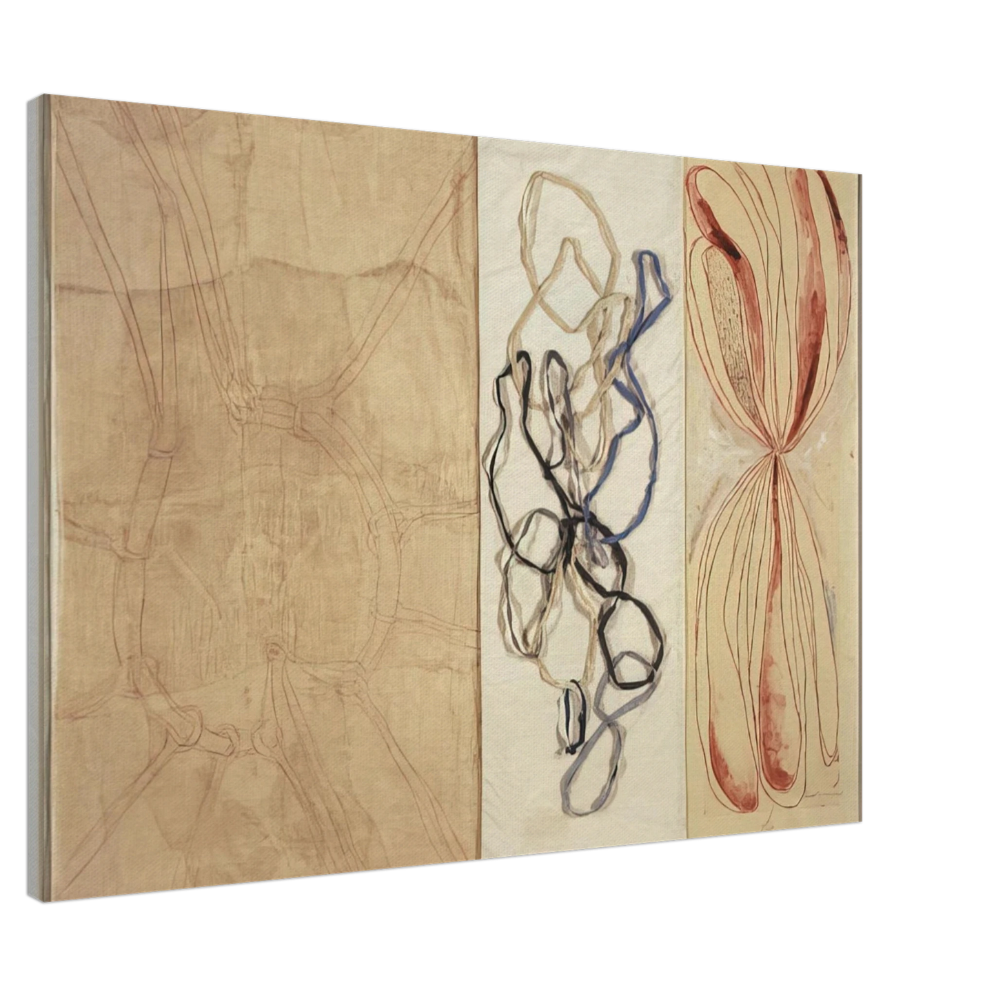 Louise Bourgeois - A STRETCH OF TIME 2007 Canvas - 20x30 cm / 8x12 inches-canvas