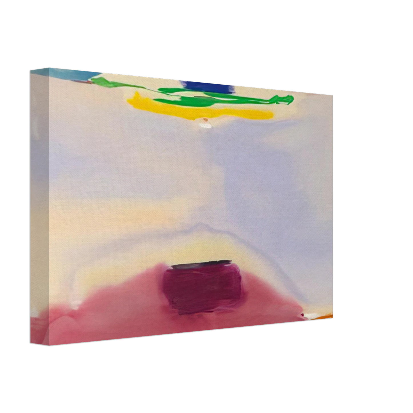 Helen Frankenthaler - Leveling - 1973 Canvas - 40x60 cm / 16x24 inches-canvas