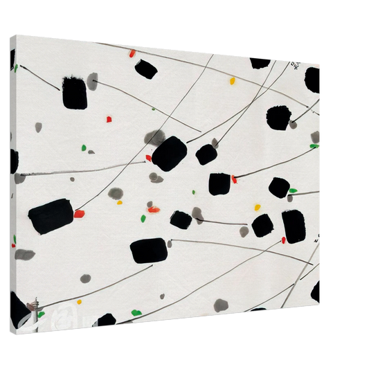 Wu Guanzhong - Spring Breeze - 2001 Canvas - 20x30 cm / 8x12 inches-canvas