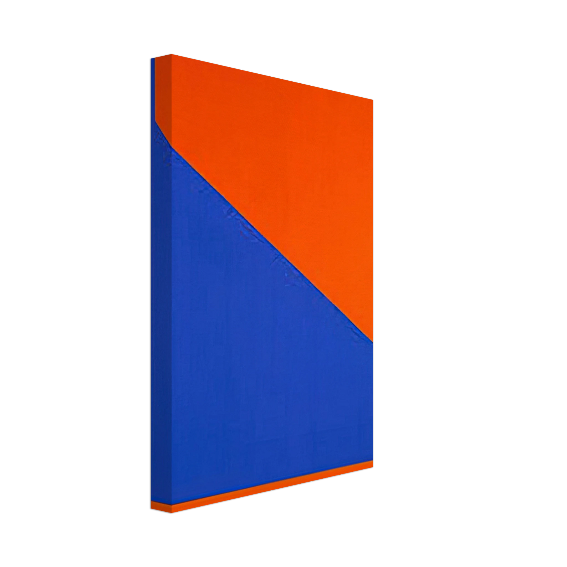 Carmen Herrera - Blue with Orange - 1984 Canvas - 70x100 cm / 28x40 inches-canvas