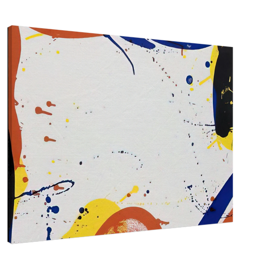Sam Francis - Abstract Composition  SF 61  Canvas - 20x30 cm / 8x12 inches-canvas