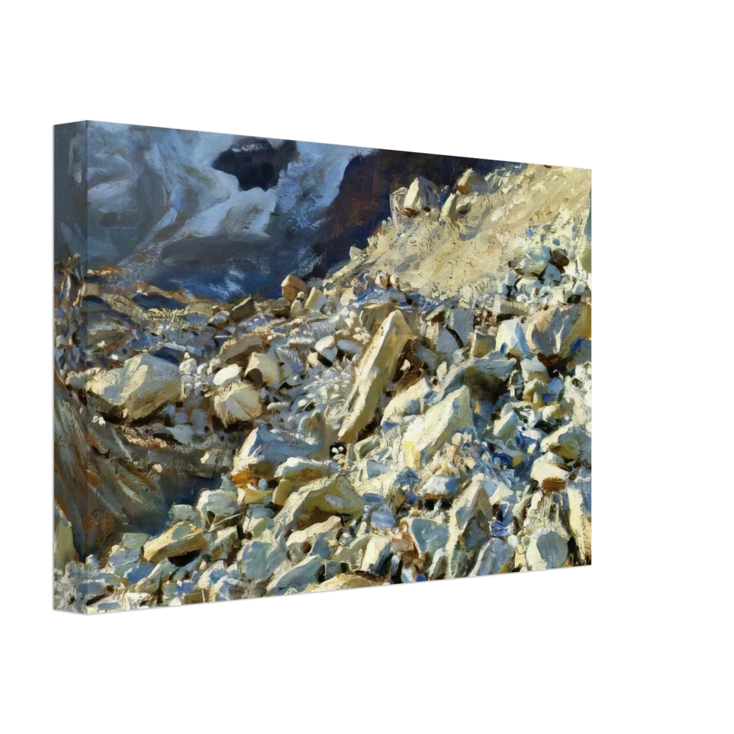 John Singer Sargent - The Moraine Canvas - 70x100 cm / 28x40 inches-canvas