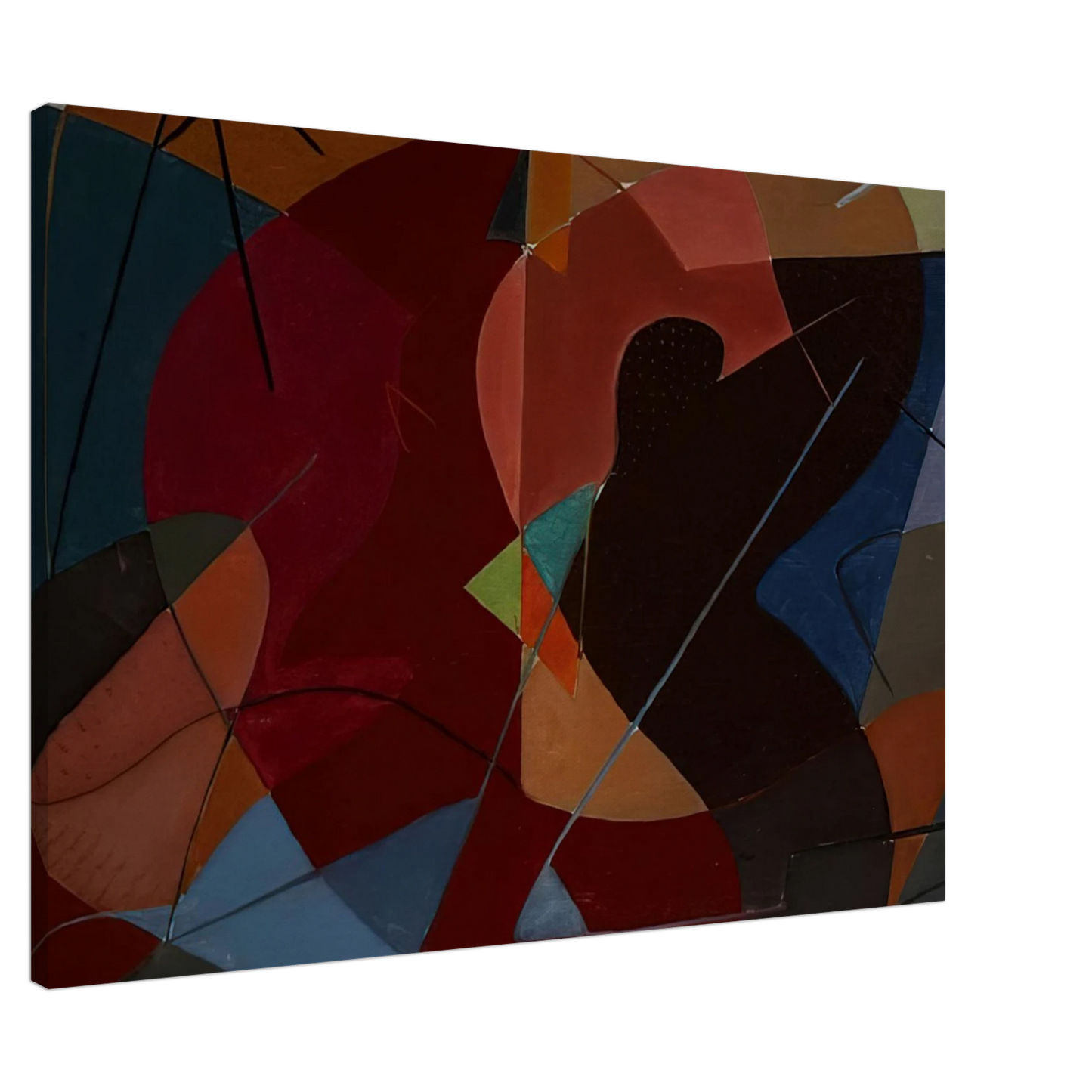 John Ferren - Untitled No 8 - 1932 Canvas - 20x30 cm / 8x12 inches-canvas