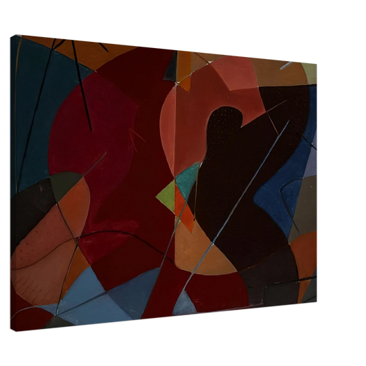 John Ferren - Untitled No 8 - 1932 Canvas - 20x30 cm / 8x12 inches-canvas