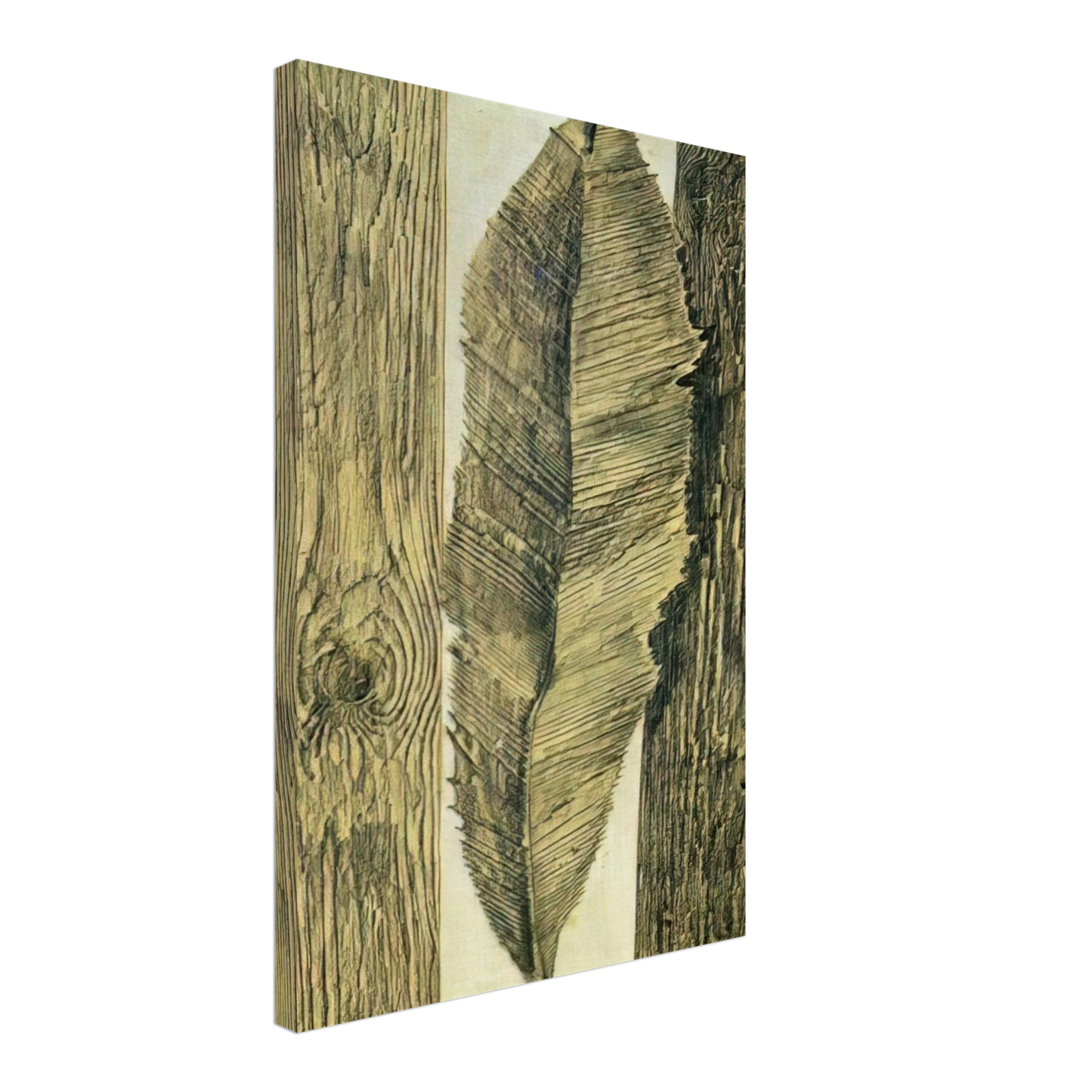 Max Ernst - Leaf customs Canvas - 70x100 cm / 28x40 inches-canvas