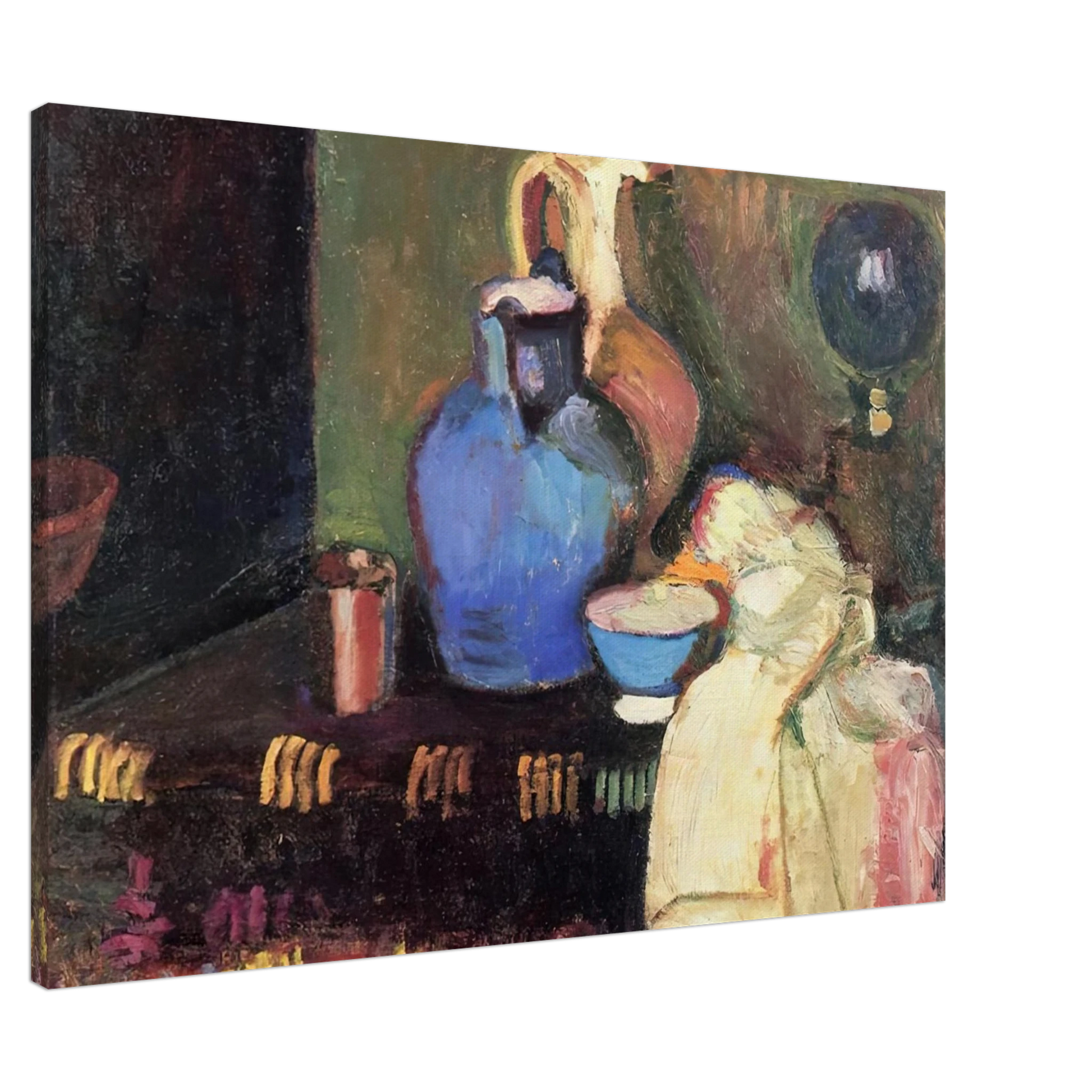 Henri Matisse - THE BLUE JUG 1899 Canvas - Default Title-canvas