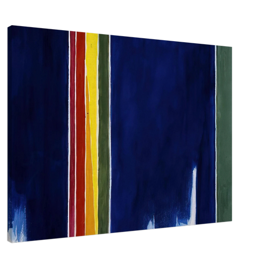 Alma Woodsey Thomas - ATMOSPHERIC EFFECTS I 1970 Canvas - 20x30 cm / 8x12 inches-canvas