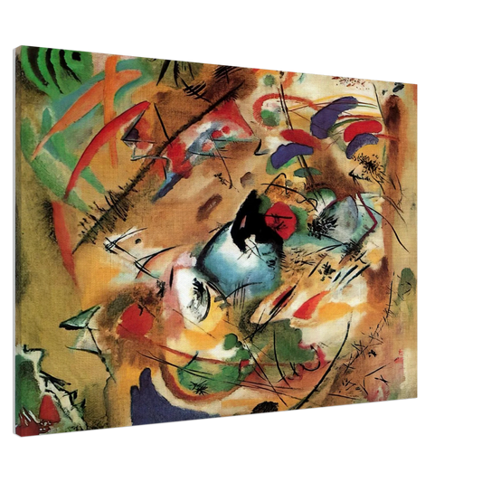 Wassily Kandinsky - IMPROVISATION DREAMY 1913 Canvas - 20x30 cm / 8x12 inches-canvas
