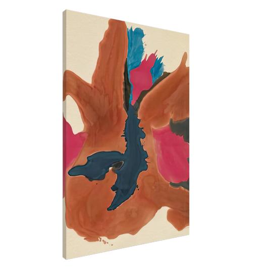 Helen Frankenthaler - Pink Lady, 1963- Canvas - 20x30 cm / 8x12 inches-canvas