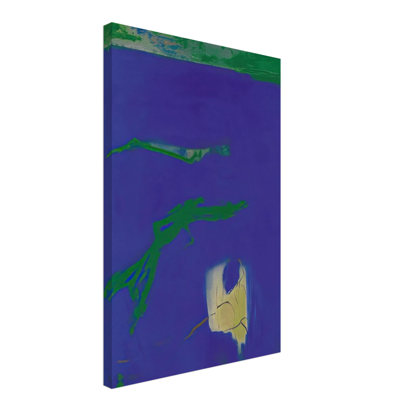 Esteban Vicente - AZUL 1994 Canvas - 70x100 cm / 28x40 inches-canvas