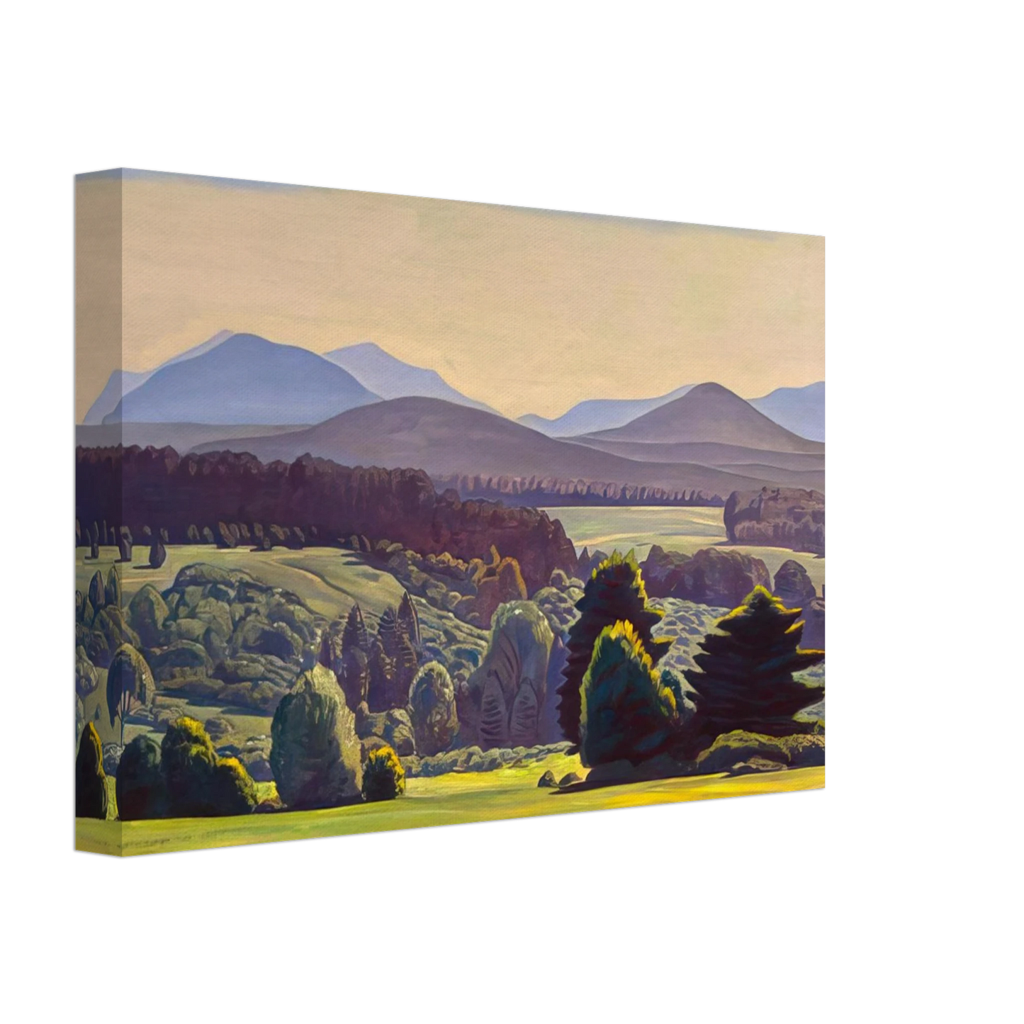 Rockwell Kent - Summer Day. Asgaard Canvas - 70x100 cm / 28x40 inches-canvas