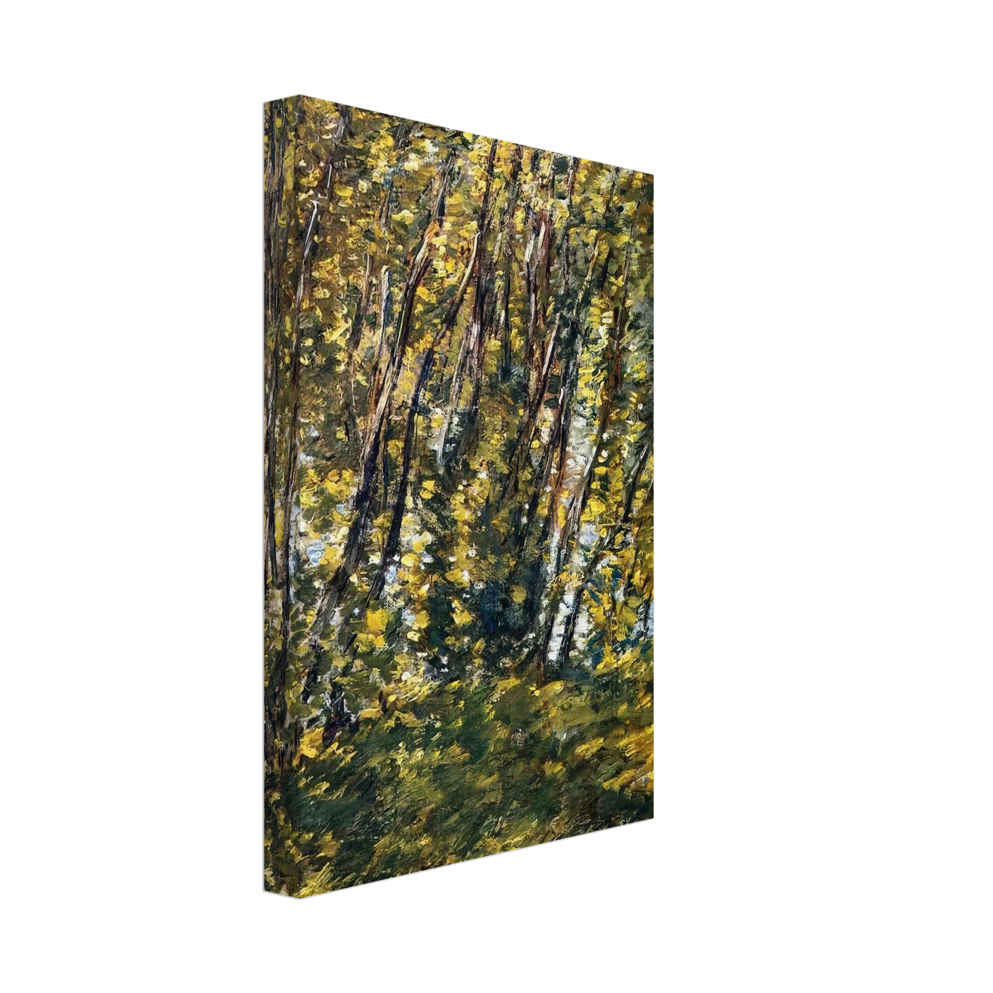 Childe Hassam - Nude in Sunlilt Wood Canvas - 40x60 cm / 16x24 inches-canvas