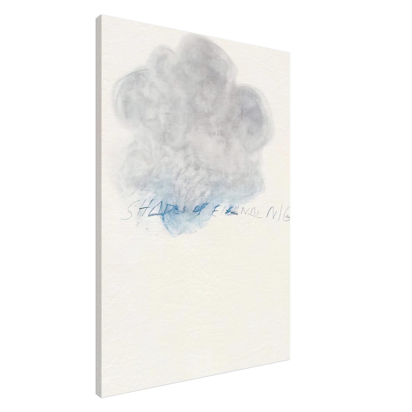 Cy Twombly - Fifty Days at Iliam. Shades of Eternal Night Canvas - 20x30 cm / 8x12 inches-canvas