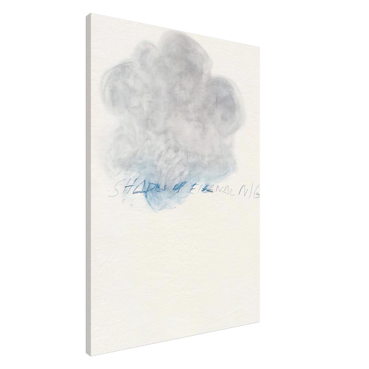 Cy Twombly - Fifty Days at Iliam. Shades of Eternal Night Canvas - 20x30 cm / 8x12 inches-canvas