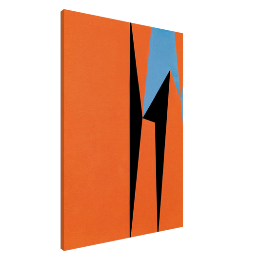 Lorser Feitelson - Dichotomic Organization - 1959 Canvas - 20x30 cm / 8x12 inches-canvas