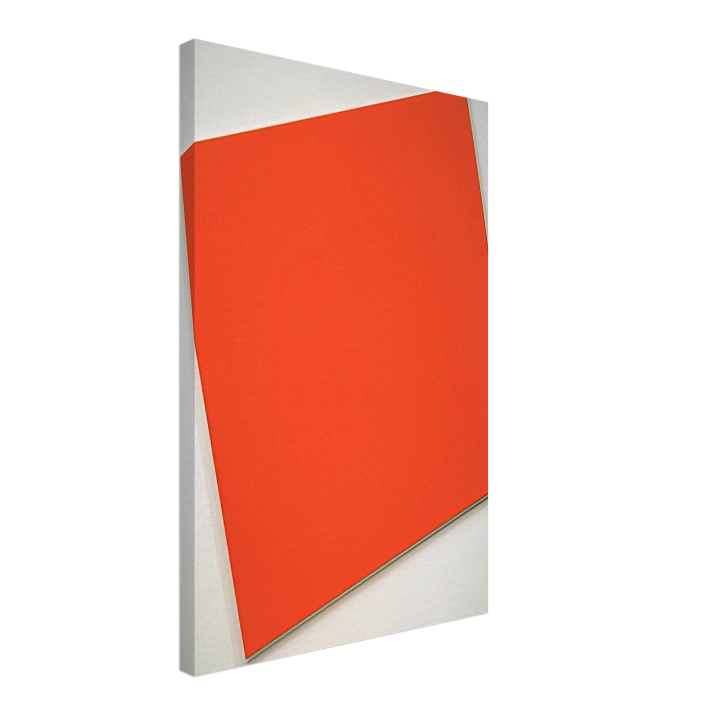 Ellsworth Kelly - Red-Orange Panel with Curve Canvas - 70x100 cm / 28x40 inches-canvas