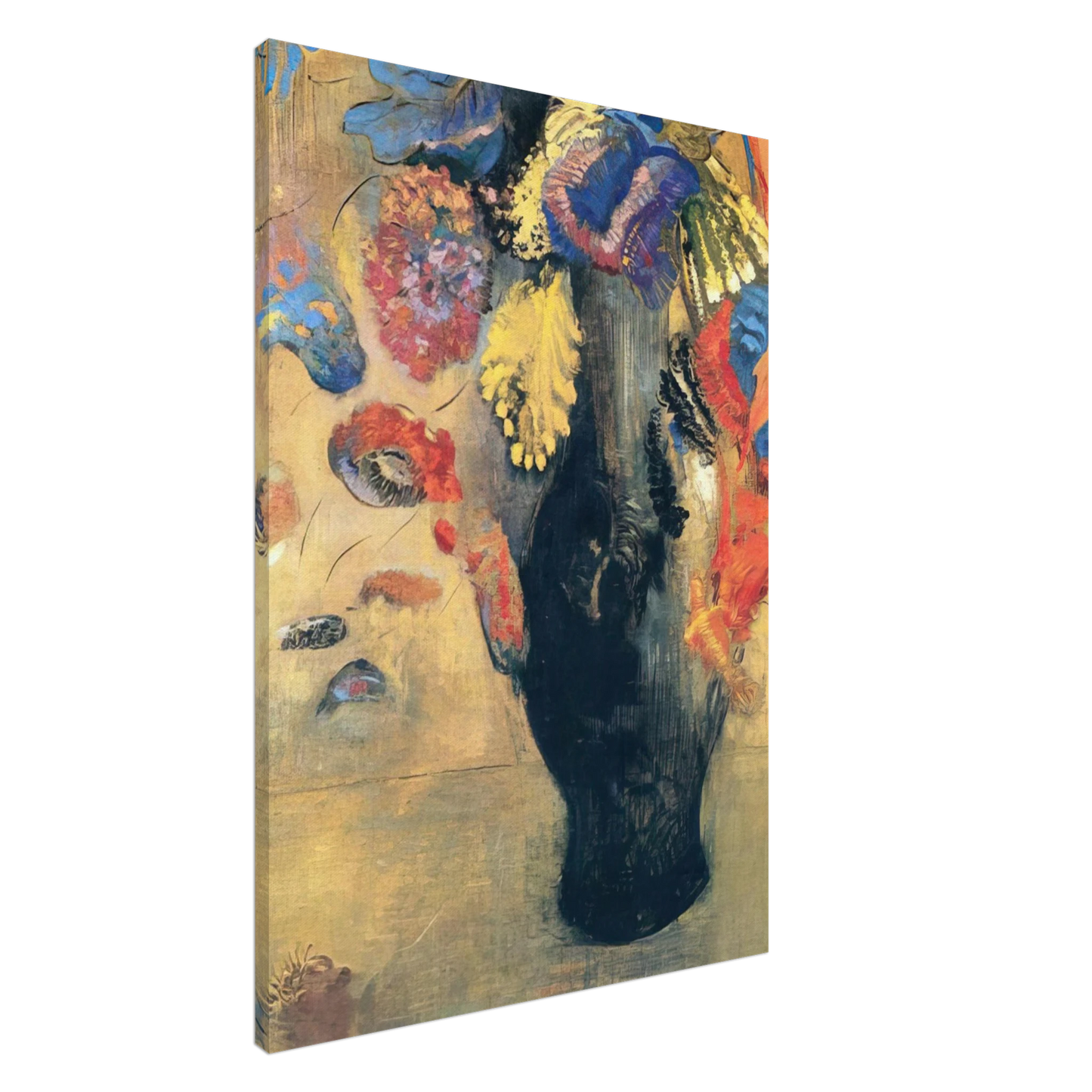 Odilon Redon - FLOWERS Canvas - 20x30 cm / 8x12 inches-canvas