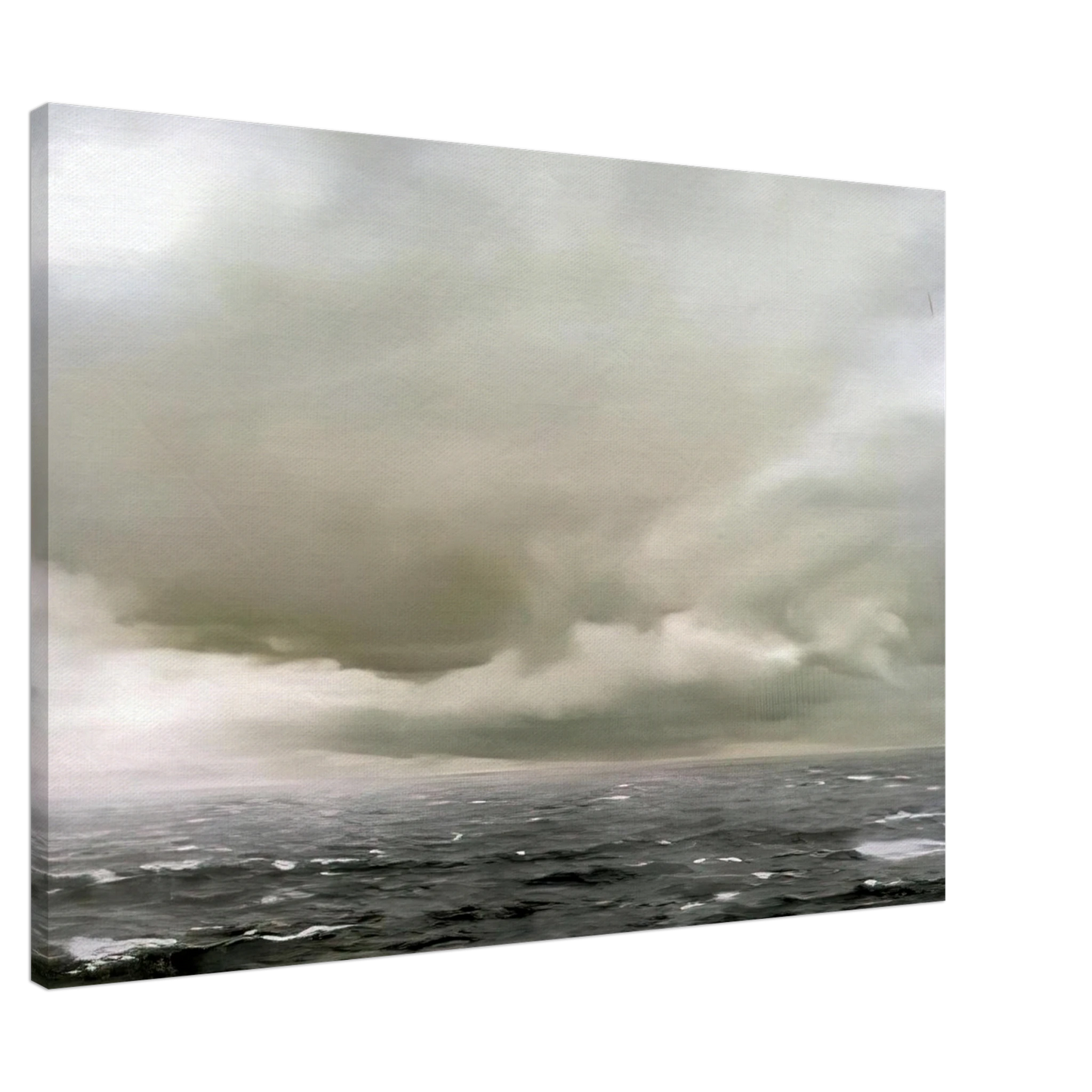 Gerhard Richter - SEASCAPE CLOUDY Canvas - 20x30 cm / 8x12 inches-canvas
