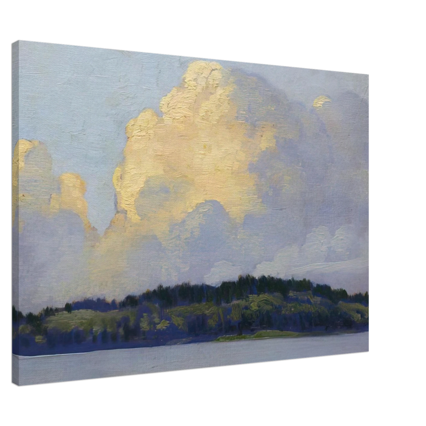 Frank Johnston - Thunderers - 1920 Canvas - 20x30 cm / 8x12 inches-canvas