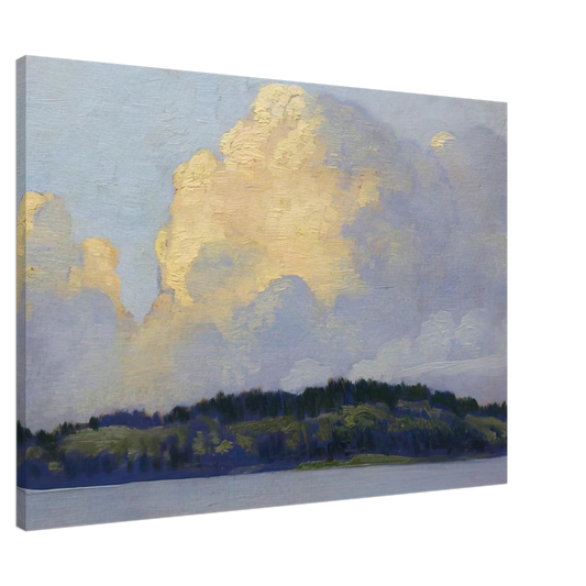 Frank Johnston - Thunderers - 1920 Canvas - 20x30 cm / 8x12 inches-canvas