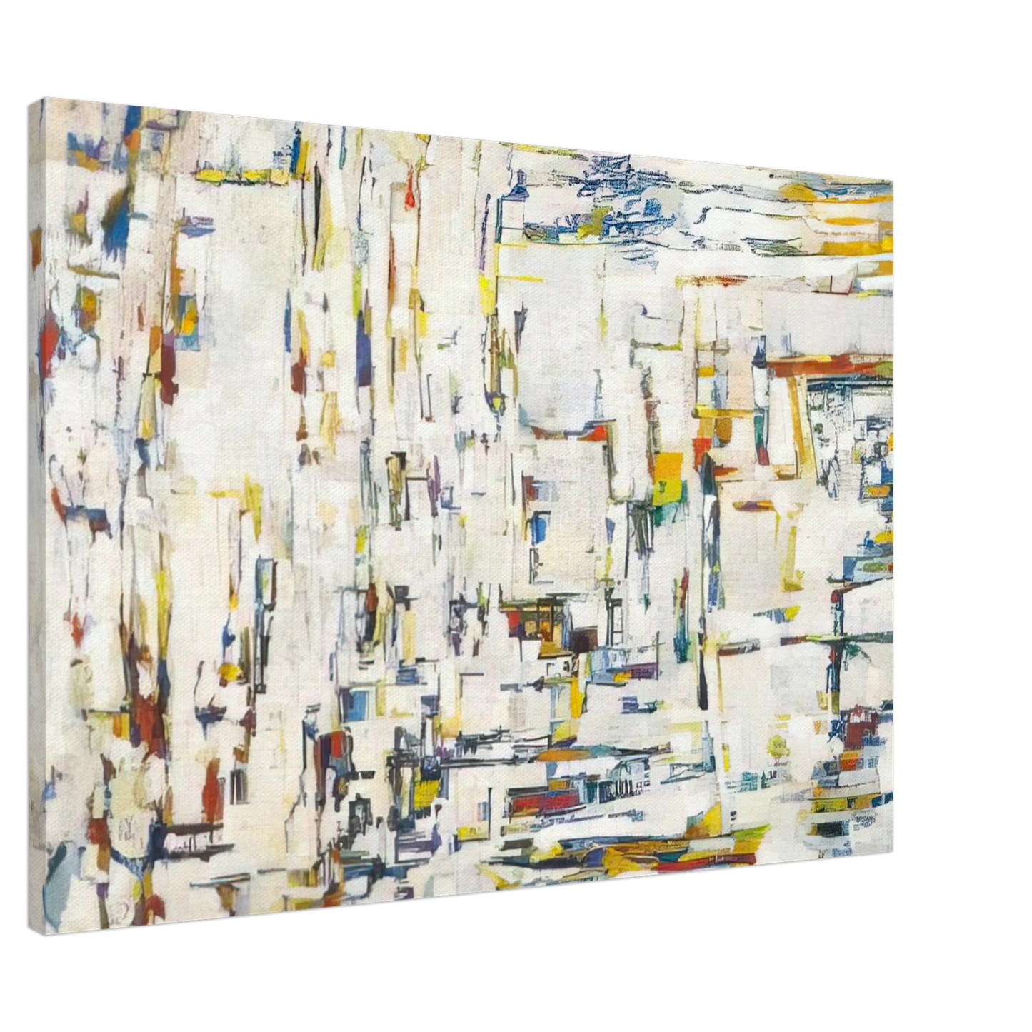 Maria Helena Vieira da Silva - Untitled - 1995 Canvas - 20x30 cm / 8x12 inches-canvas