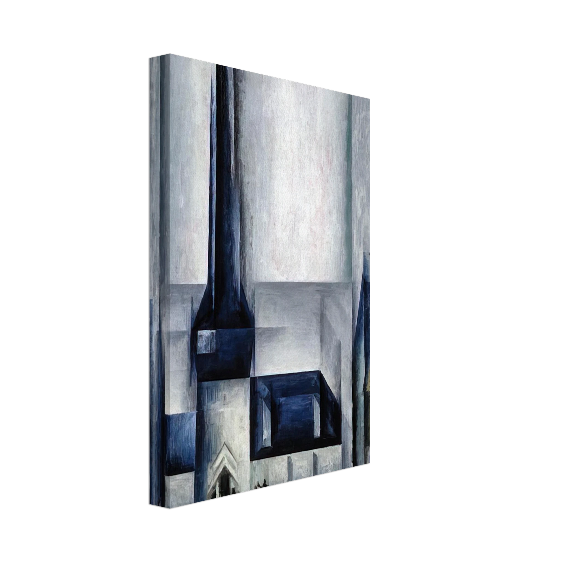 Lyonel Feininger - GELMERODA III 1913 Canvas - 40x60 cm / 16x24 inches-canvas