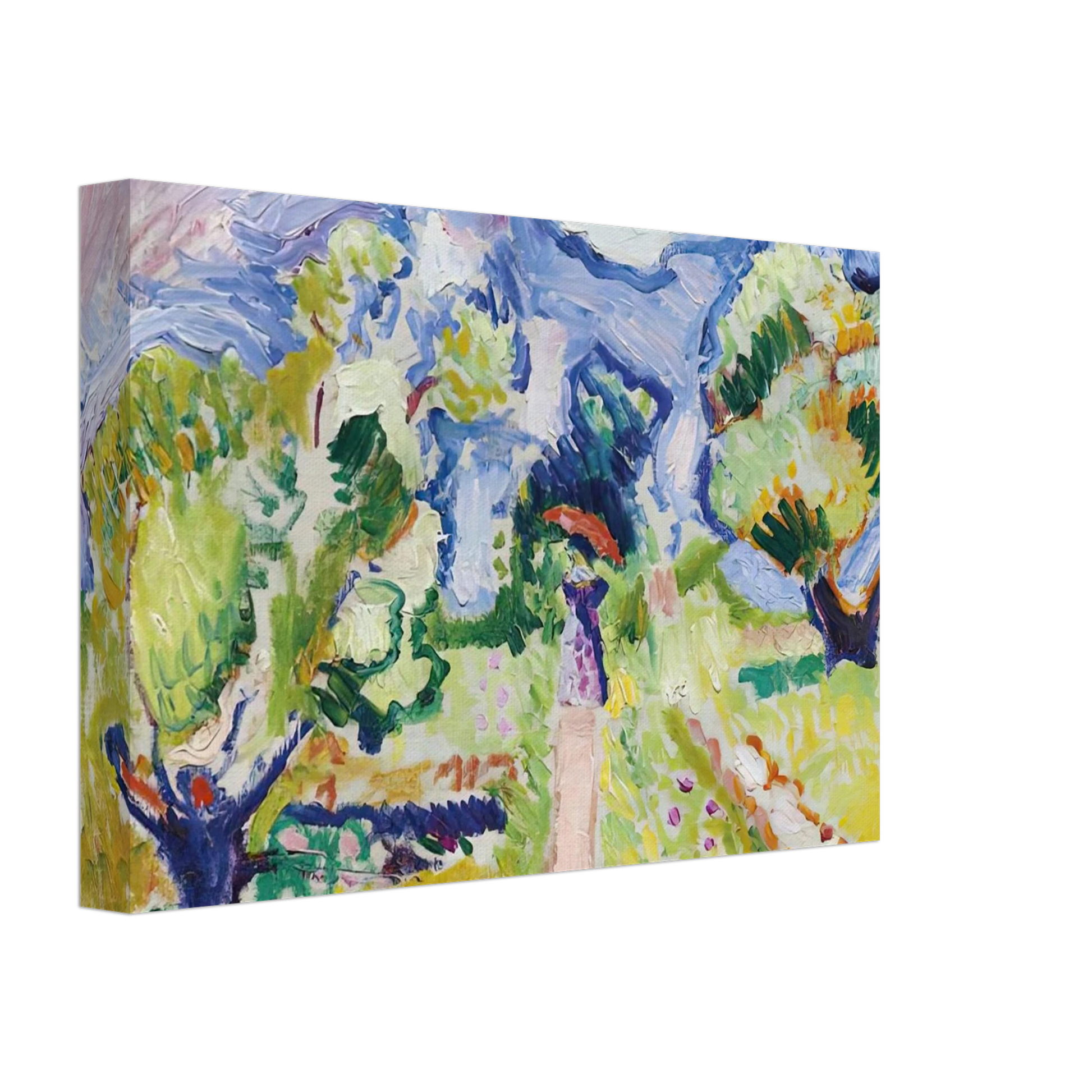 Henri Matisse - PROMENADE DES OLIVIERS 1905 Canvas - 70x100 cm / 28x40 inches-canvas