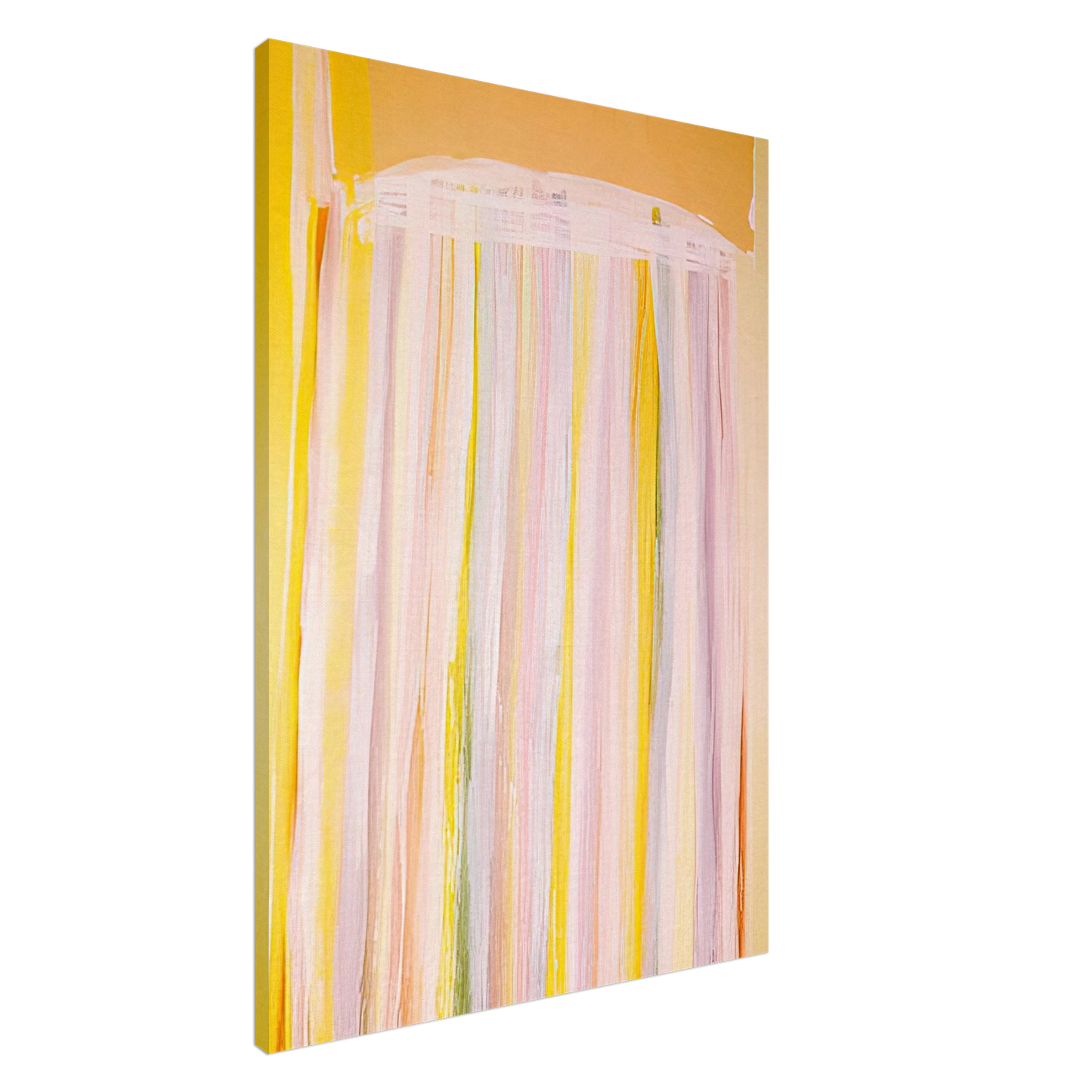Ronnie Landfield - Yellow Prairie - 1972 Canvas - 20x30 cm / 8x12 inches-canvas
