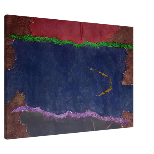 Theodoros Stamos - Infinity Field, Lefkada Series - 1982 Canvas - 20x30 cm / 8x12 inches-canvas