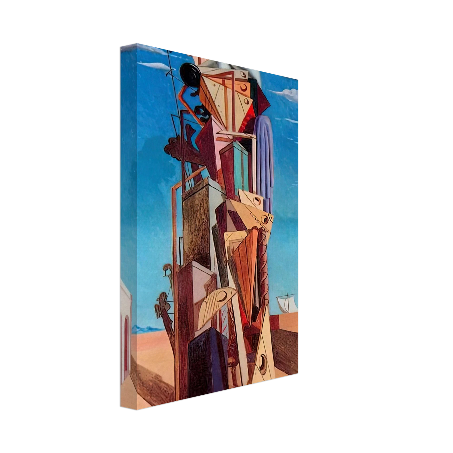 Giorgio de Chirico - THE GREAT MACHINE 1925 Canvas - 40x60 cm / 16x24 inches-canvas