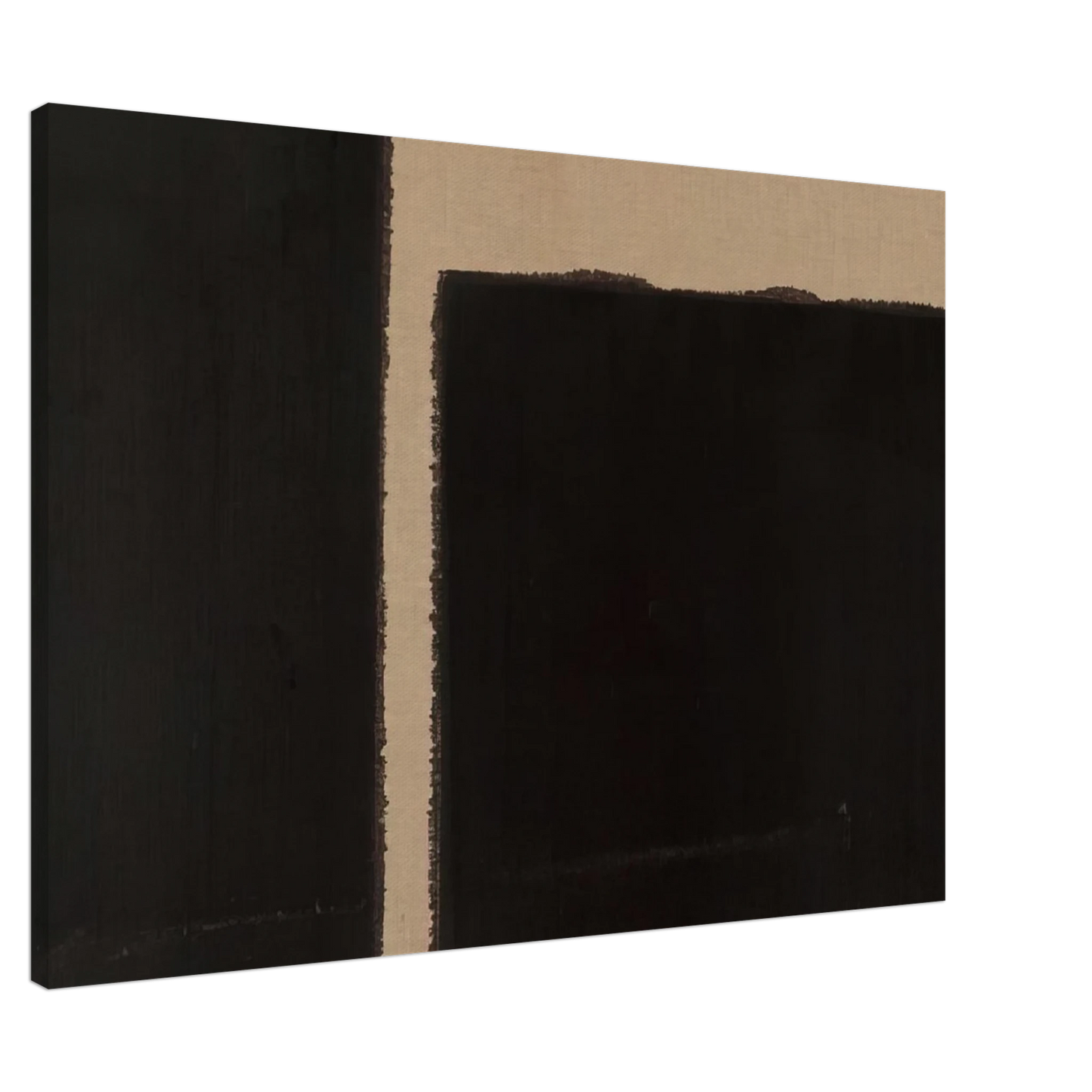 Yun Hyong-keun - Burnt Umber  Ultramarine Blue - 1998 Canvas - 20x30 cm / 8x12 inches-canvas