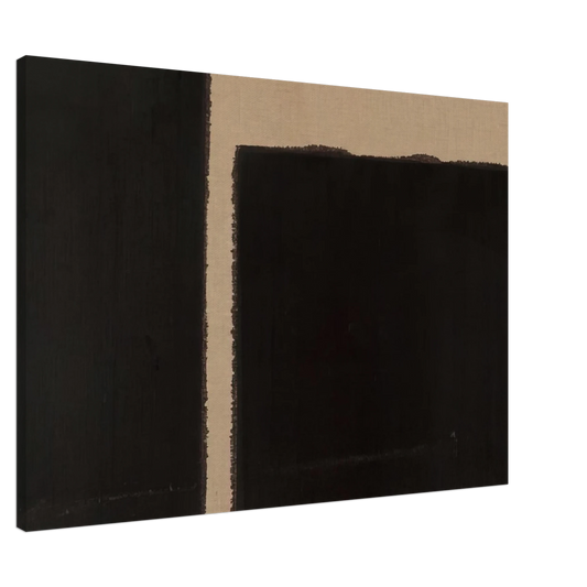 Yun Hyong-keun - Burnt Umber  Ultramarine Blue - 1998 Canvas - 20x30 cm / 8x12 inches-canvas