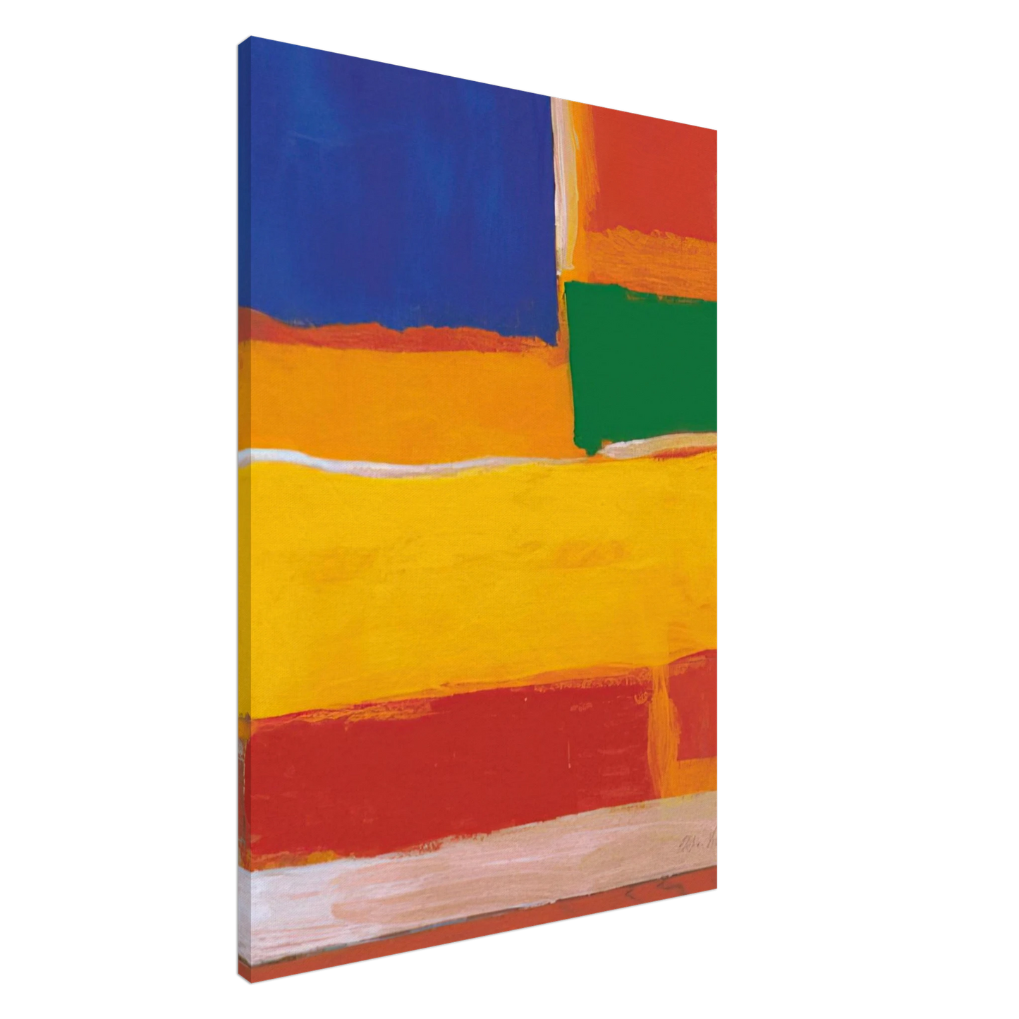 Esteban Vicente - UNTITLED 1986 Canvas - 20x30 cm / 8x12 inches-canvas